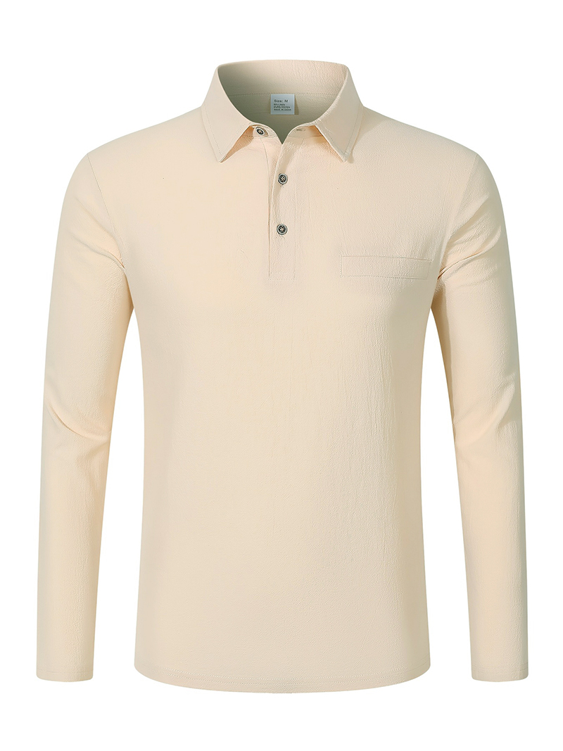 قميص بولو رجالي بأكمام طويلة م - مراجعة Mens Linen Shirt Long Sleeve وسعره