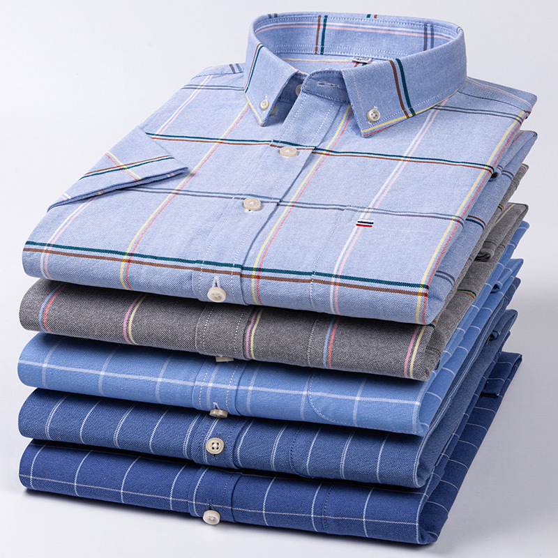 قميص رجالي عالي الجودة من قطن  - مراجعة Oxford Cotton Casual Shirt Business وسعره