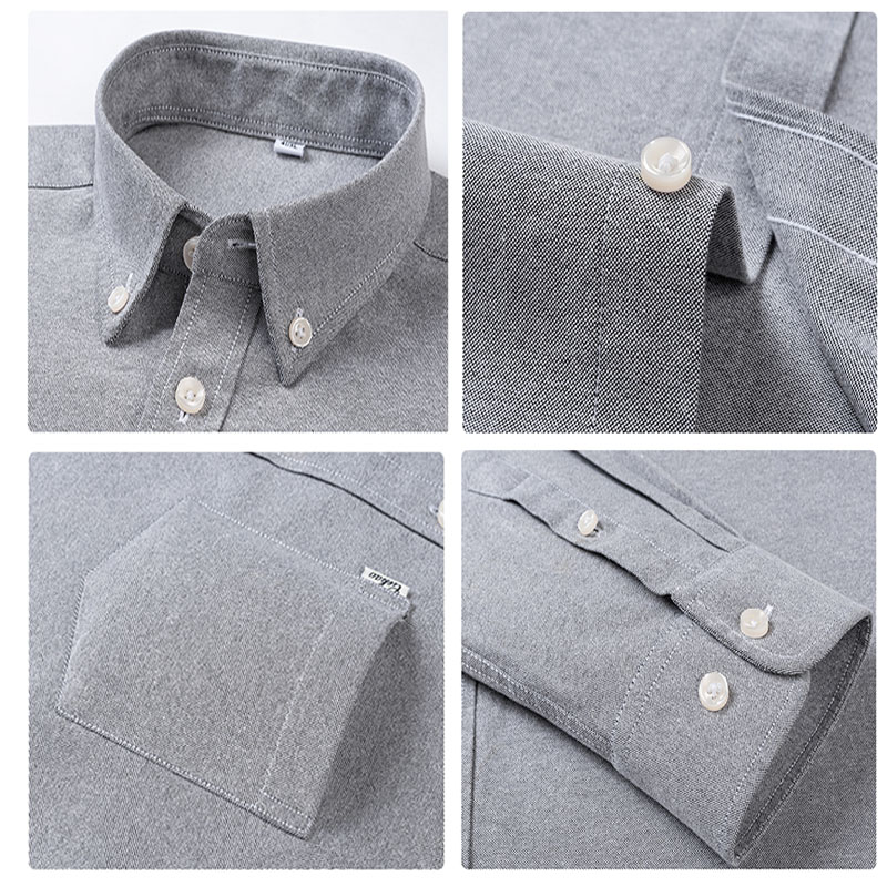 قمصان رجالية كلاسيكية من القطن - مراجعة Oxford Cotton Casual Shirt Business وسعره